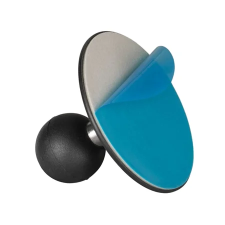 FANAUE Flex Adhesive Ball Base Compatible with RAM Mounts B Size Double Socket Arm, 25/20/17mm Ball Head Adapter for Motorcycle Phone Mount Bike Phone Holder, Suction Cup Base for Mounting on Car Dashboards.