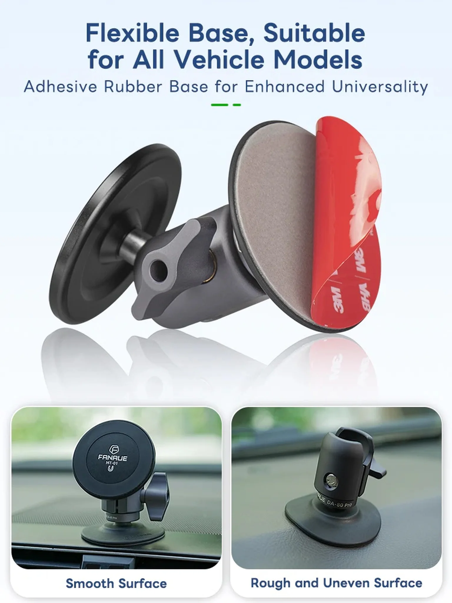 FANAUE SC-03T Magnetic CarPhone Holder for Dashboard