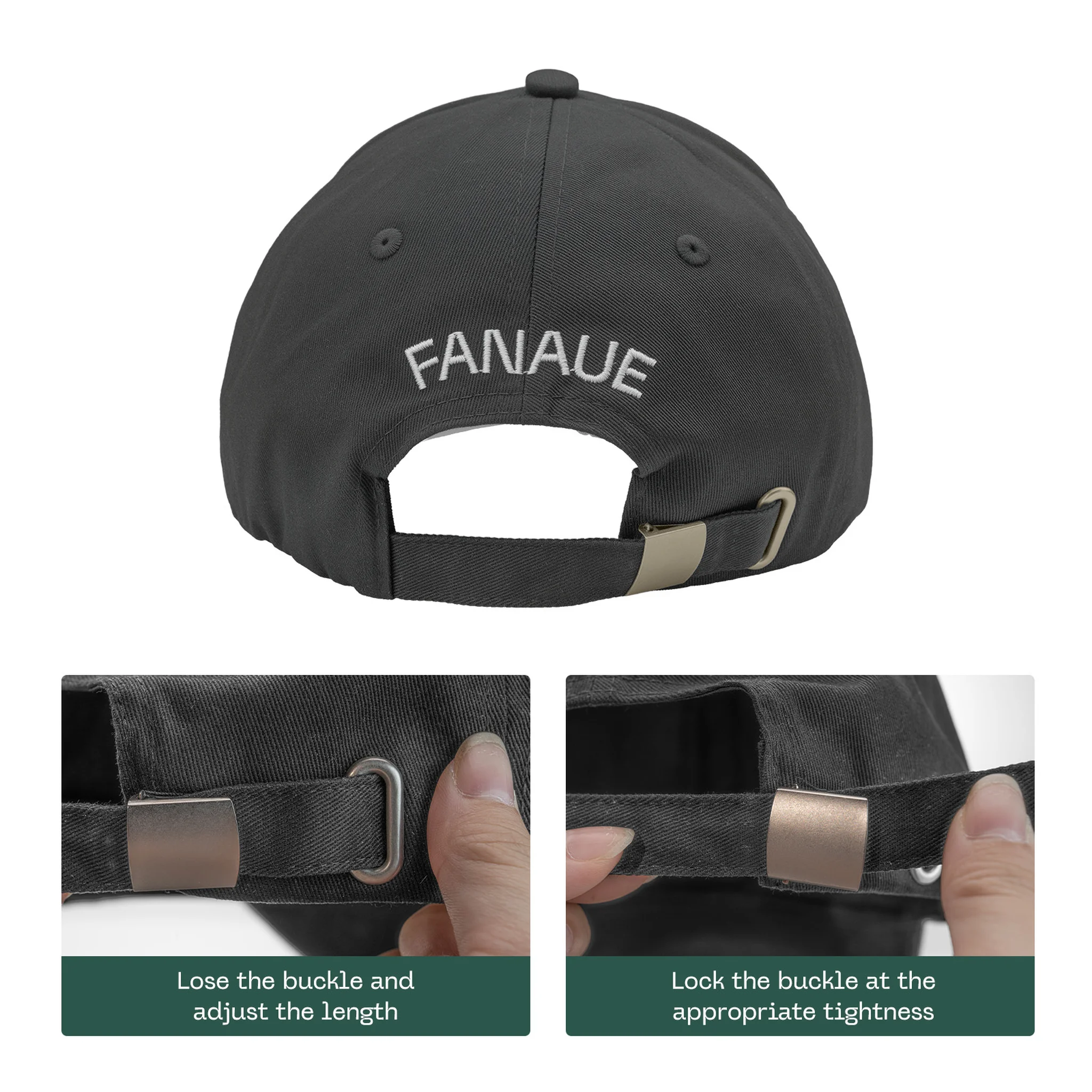 FANAUE M1 Baseball Cap With Velcro design attachbadges logo