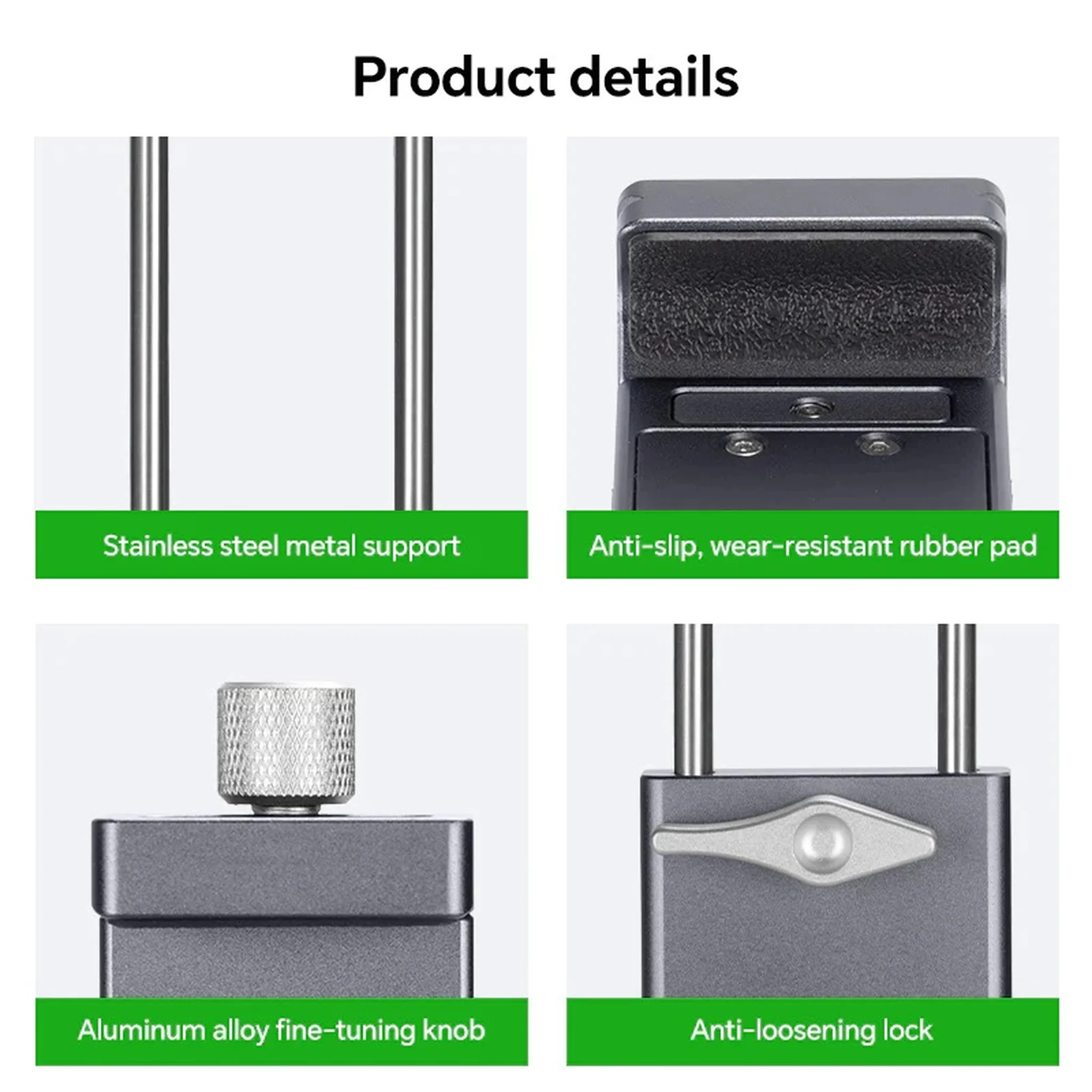 FANAUE Car Rear Seat Tablet Mount / Motorcycle Rearview Mirror Tablet Mount