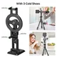FANAUE MT-04 Magnetic Phone Tripod Mount Holder with Cold Shoe Arca Swiss QR Base Plate,1/4" & 3/8'' Screw