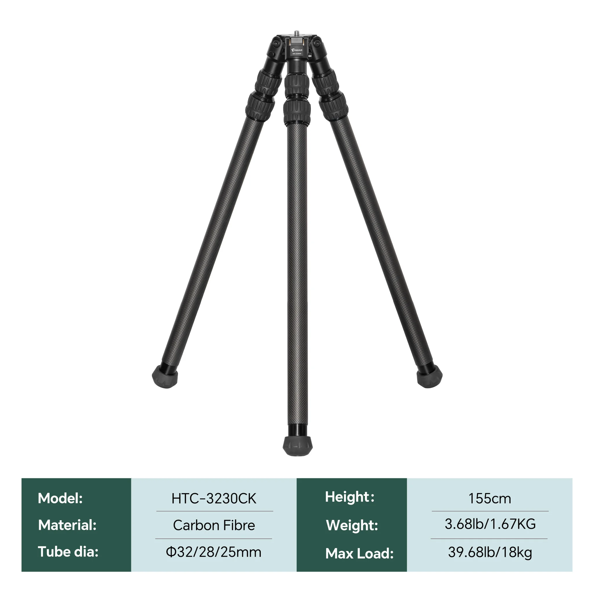 FANAUE CK Series Inverted Tripod Without Ball Head For Shooting Hunting Photography(Three models )