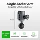 FANAUE Single Socket Arm Fit 25mm Ball Compatible with RAM mount 1"Ball Suitable for Various Screw Holes.