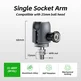 FANAUE Single Socket Arm Fit 25mm Ball Compatible with RAM mount 1"Ball Suitable for Various Screw Holes.