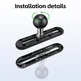 FANAUE M6T Track Ball Mount  with T-bolt Attachment Consists of Ball Bead with M6x1.0 Thread