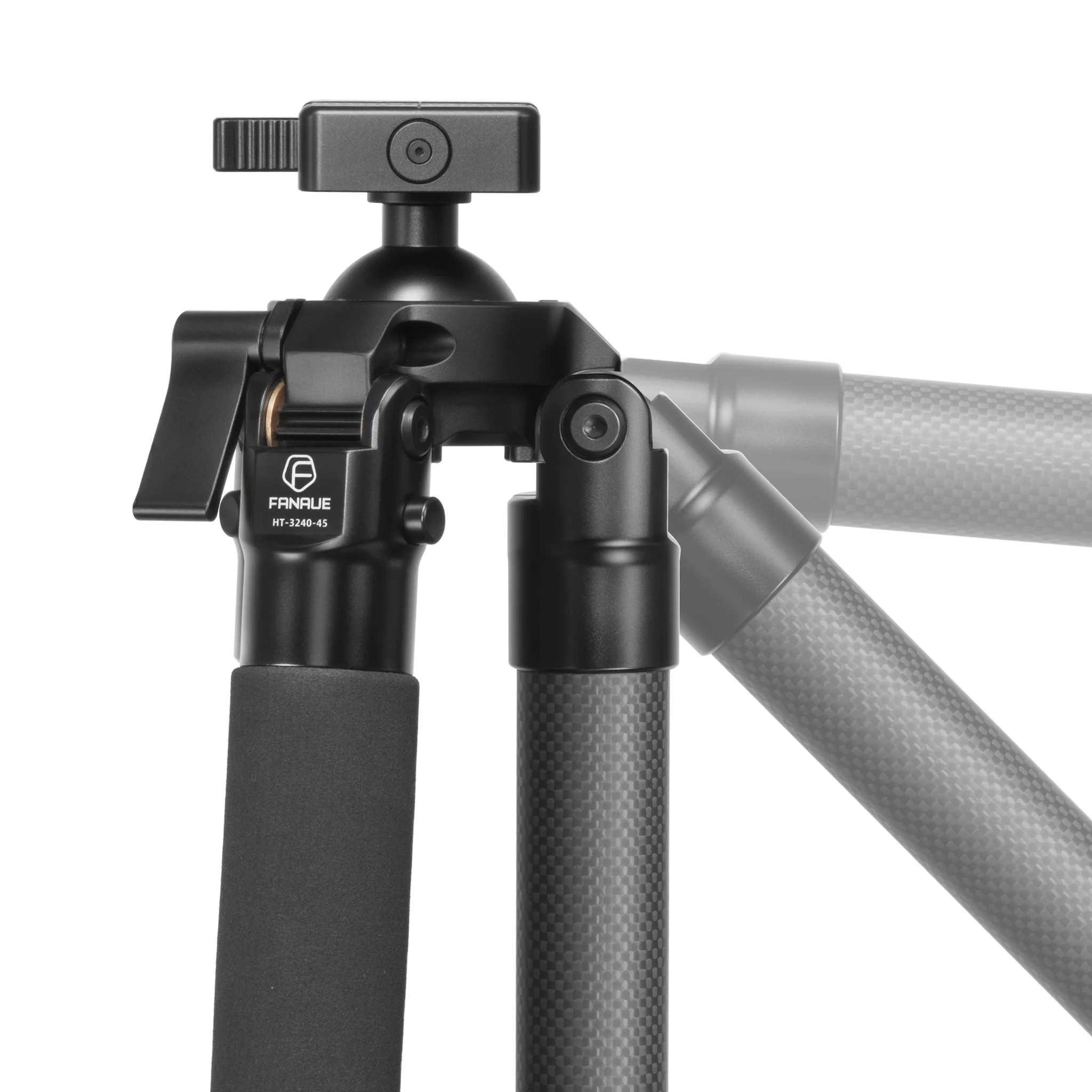 FANAUE HT-3240-45, 67.08" Carbon Fiber Tripod For Hunting Shooting Photography(4 section,Load:20kg)