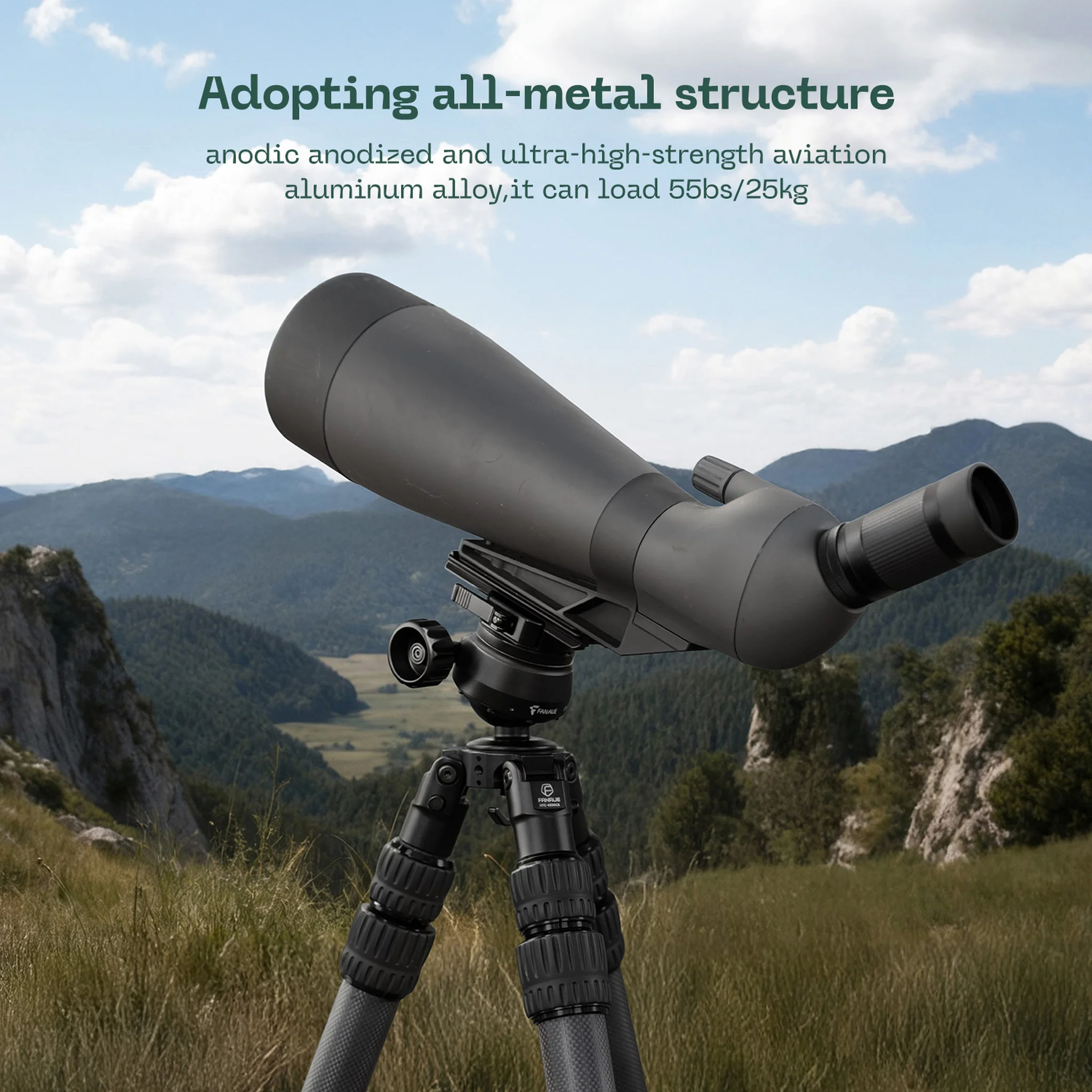 FANAUE IN-60T / IN-40T Inverted Ball Head For Shooting Hunting Load 30kg/20kg