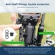 ANAUE Motorcycle Phone Mount Adapter with Shock Absorption Anti-Theft Function