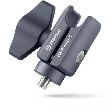 FANAUE Single Socket Arm with 1/4"-20 Thread,Compatible with 17mm(0.66inch) ball,Fits Bicycle, Motorcycle