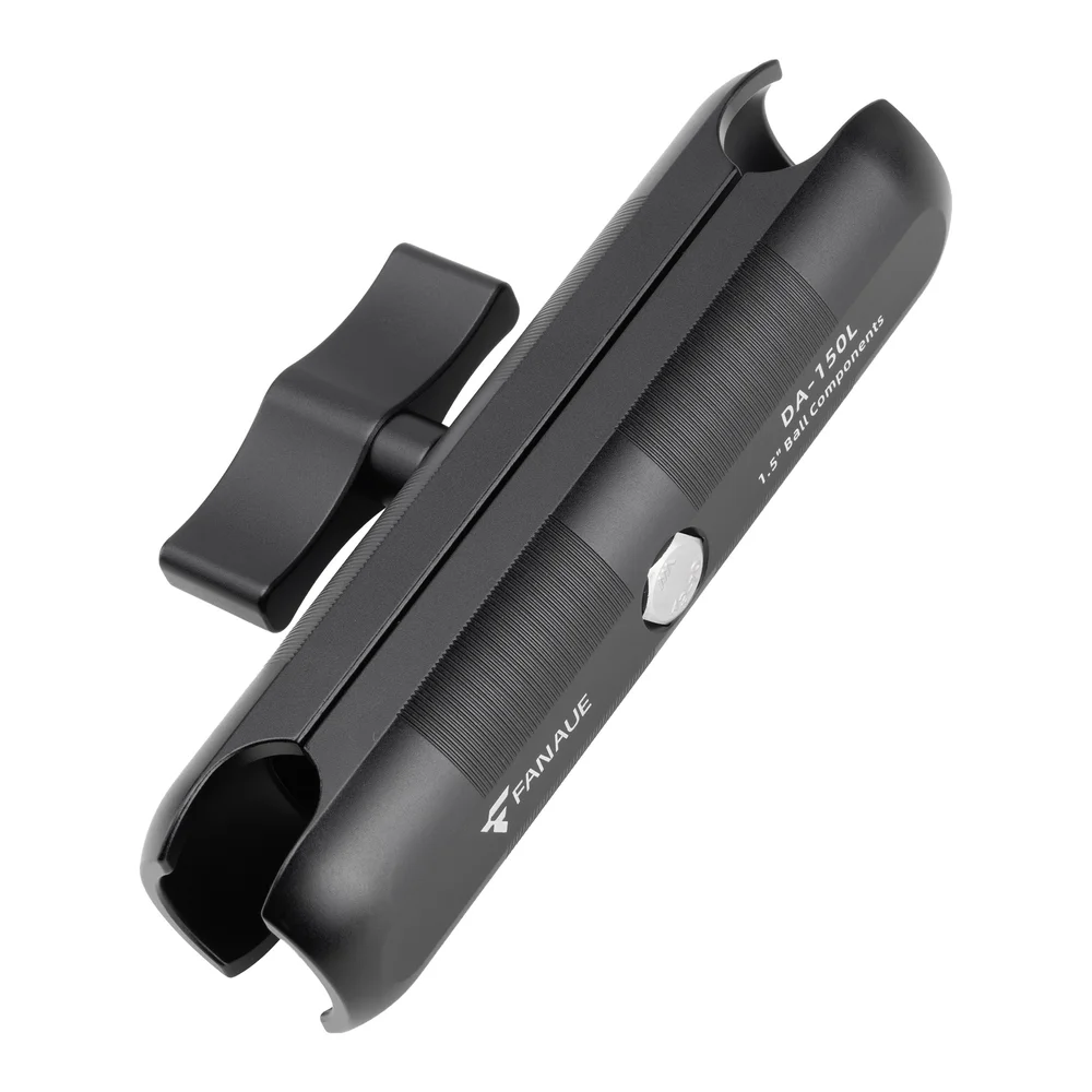 FANAUE DA-150L Aluminum Alloy 1.5" Double Socket Arm,Compatible with RAM C Size 1.5 inch Ball Components(6" Length)_main