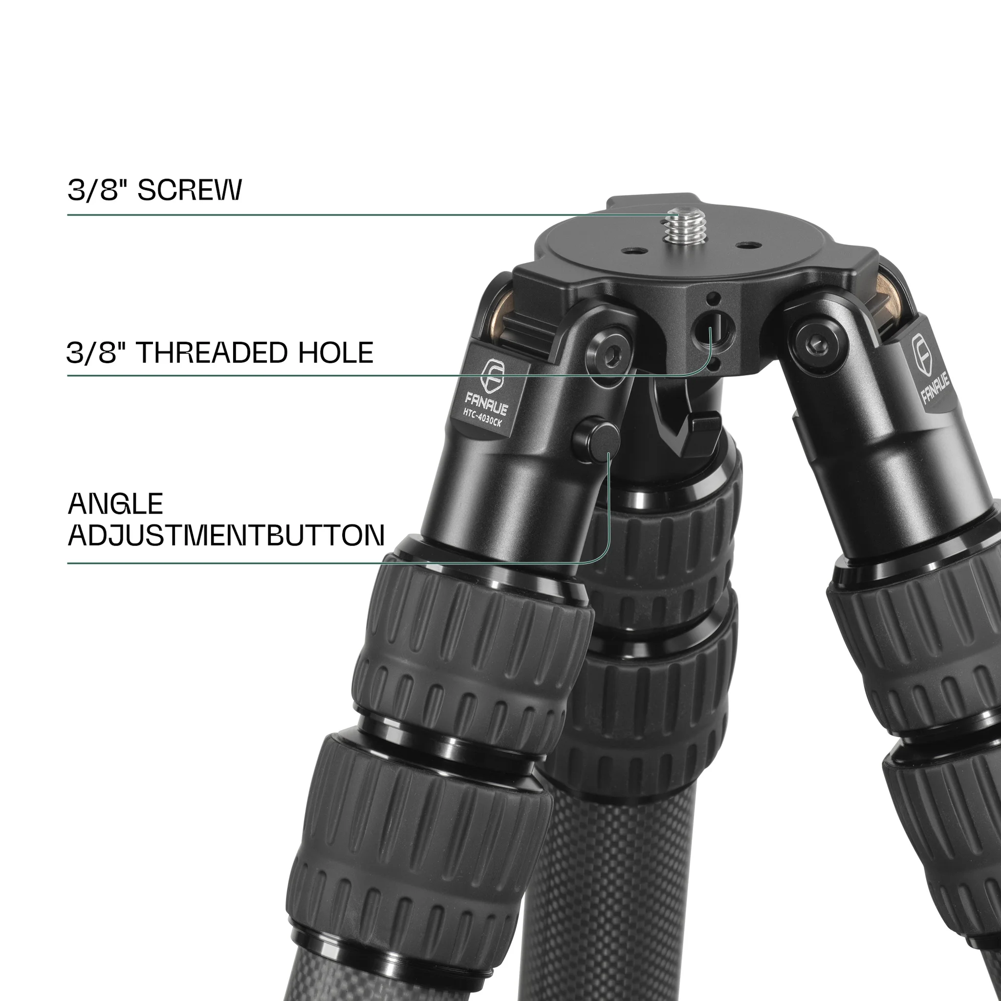 FANAUE CK Series Inverted Tripod Without Ball Head For Shooting Hunting Photography(Three models )