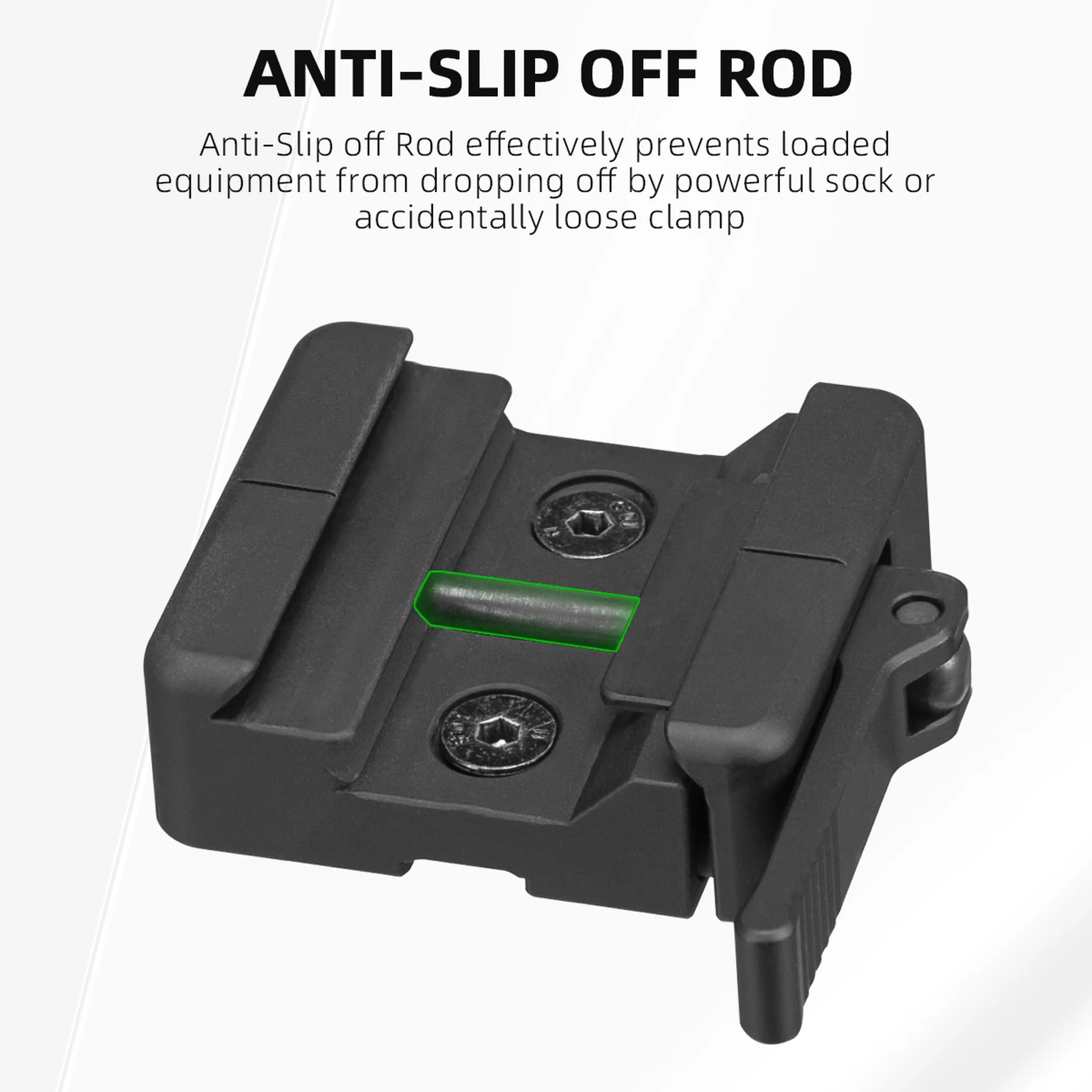 FANAUE SC-ARC Bipod Clamp Quick Release Lever-Release Arca Swiss RRS Mount Dovetail to Picatinny Adapter for monopods & bipods Hunting Tripod