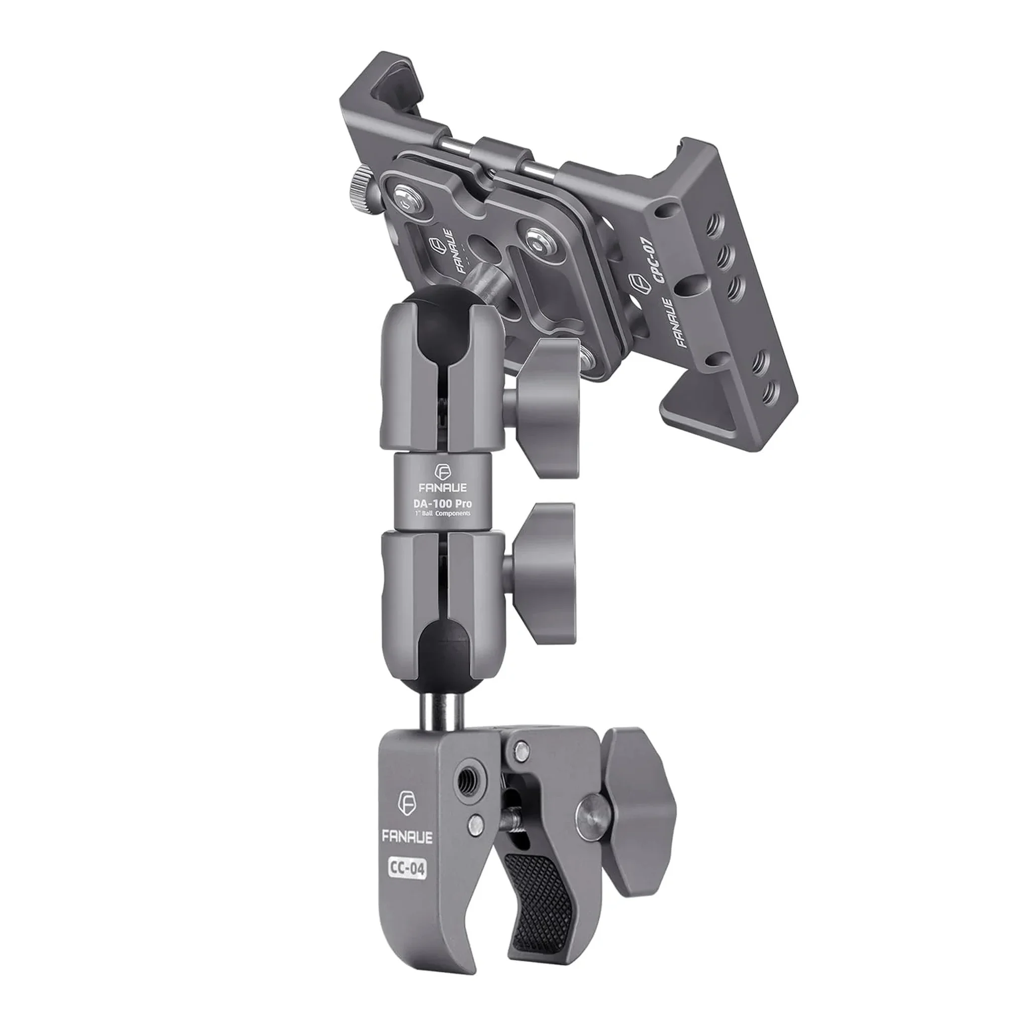 FANAUE Composite Double Socket Swivel Arm Universal Bike/Motorcycle Phone Mount Set