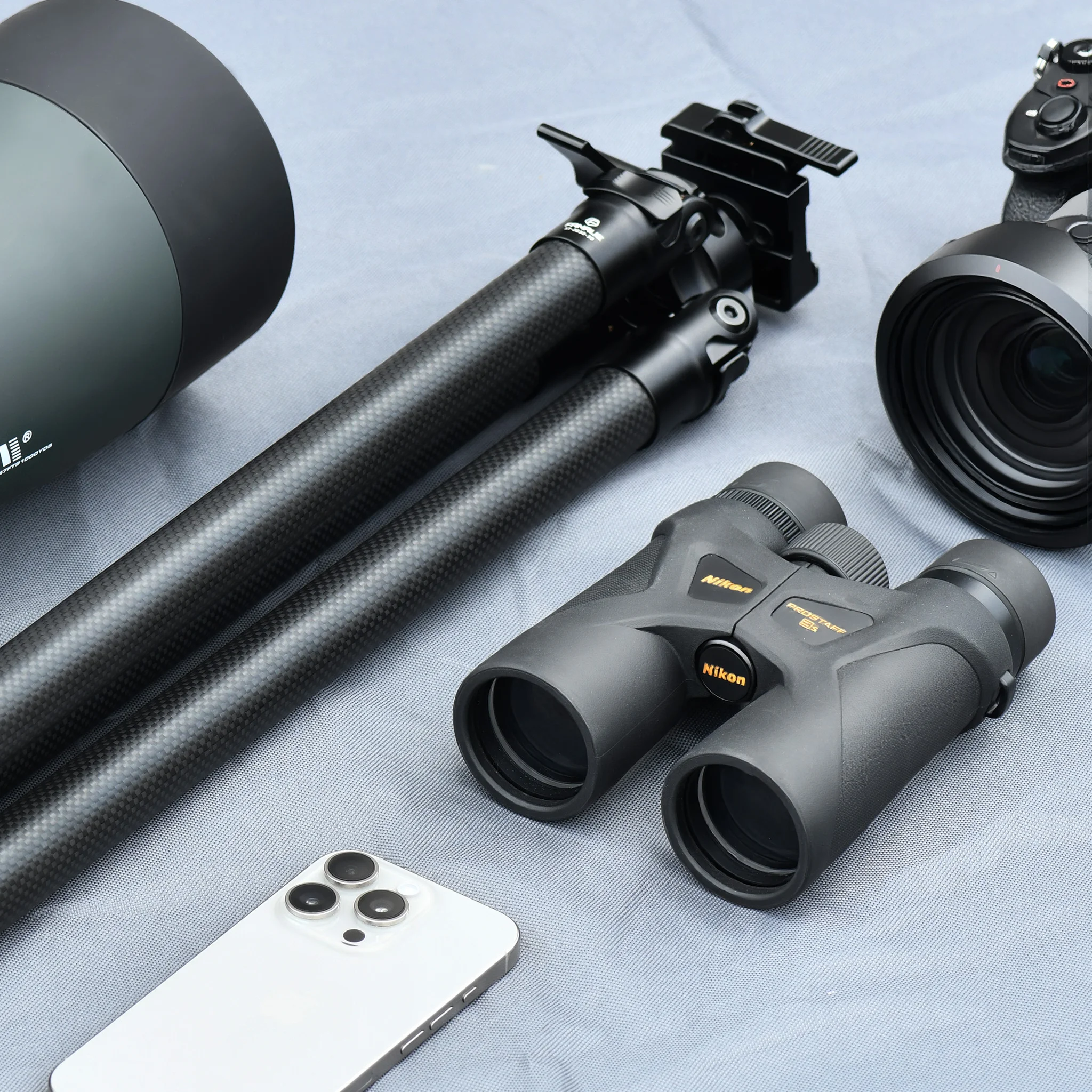 FANAUE HT-2830-28 Camera Tripod Compatible with ACRA Swiss Standard (Height:57.48")