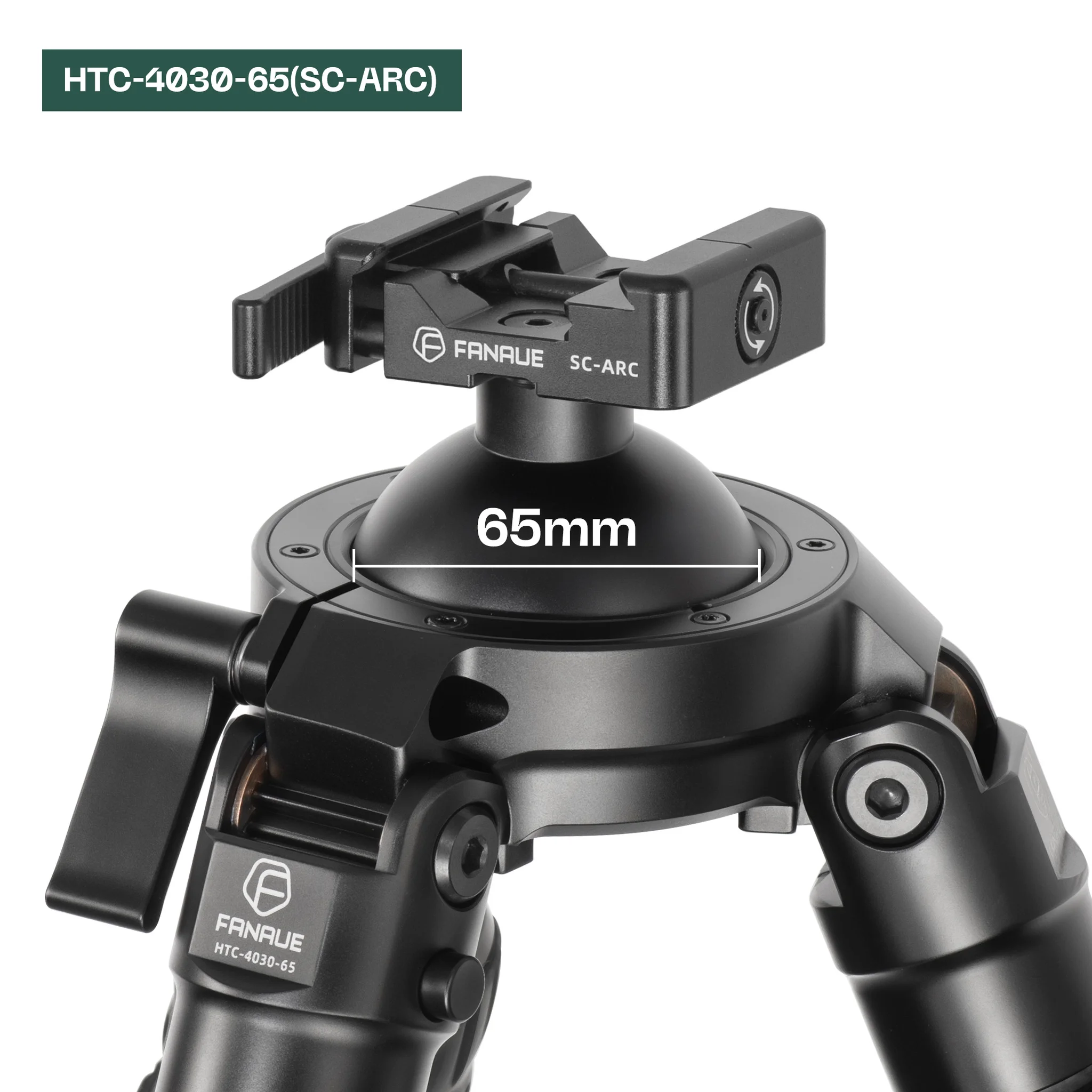 FANAUE HTC-4030-65 Carbon Fiber Inverted Tripod 3 Section Load 30KG (72inch)