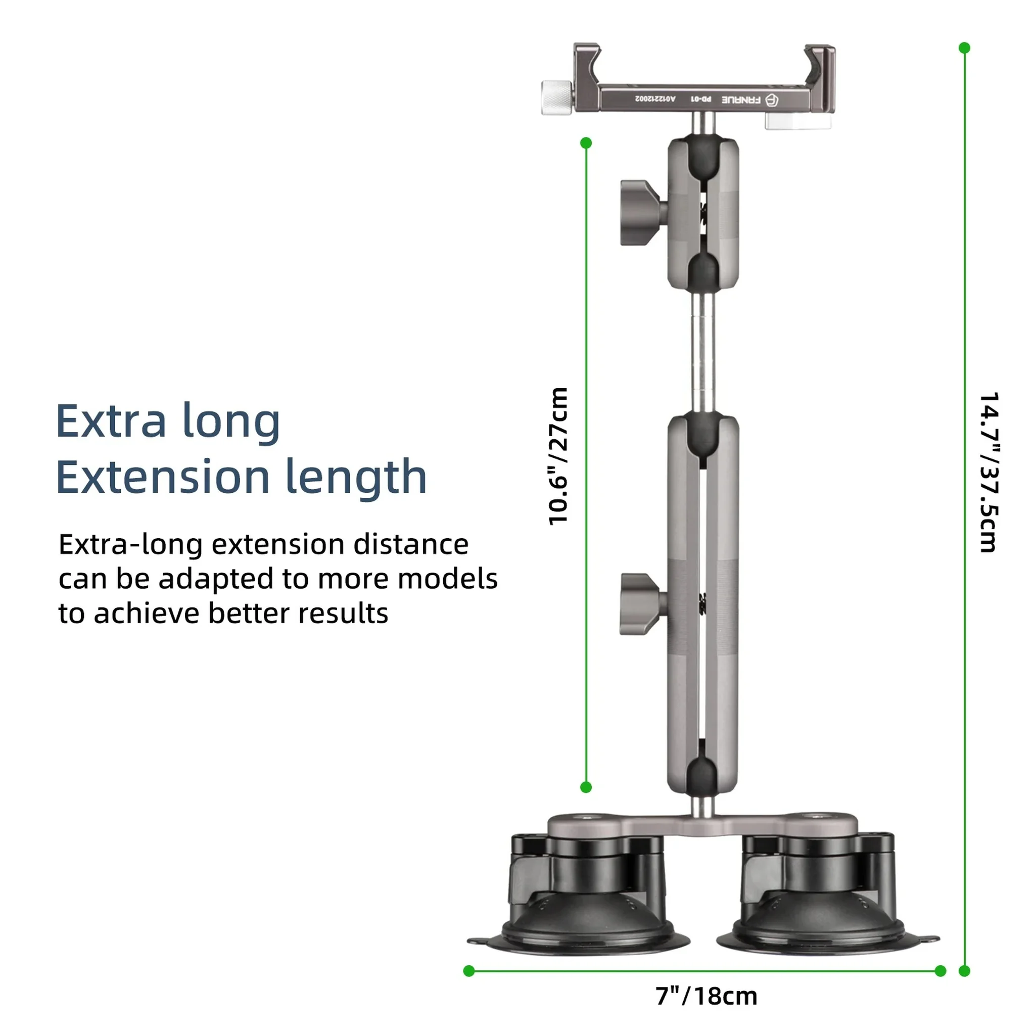 FANAUE Universal iPad / Tablet Holder Kits for 3.7”-9”
