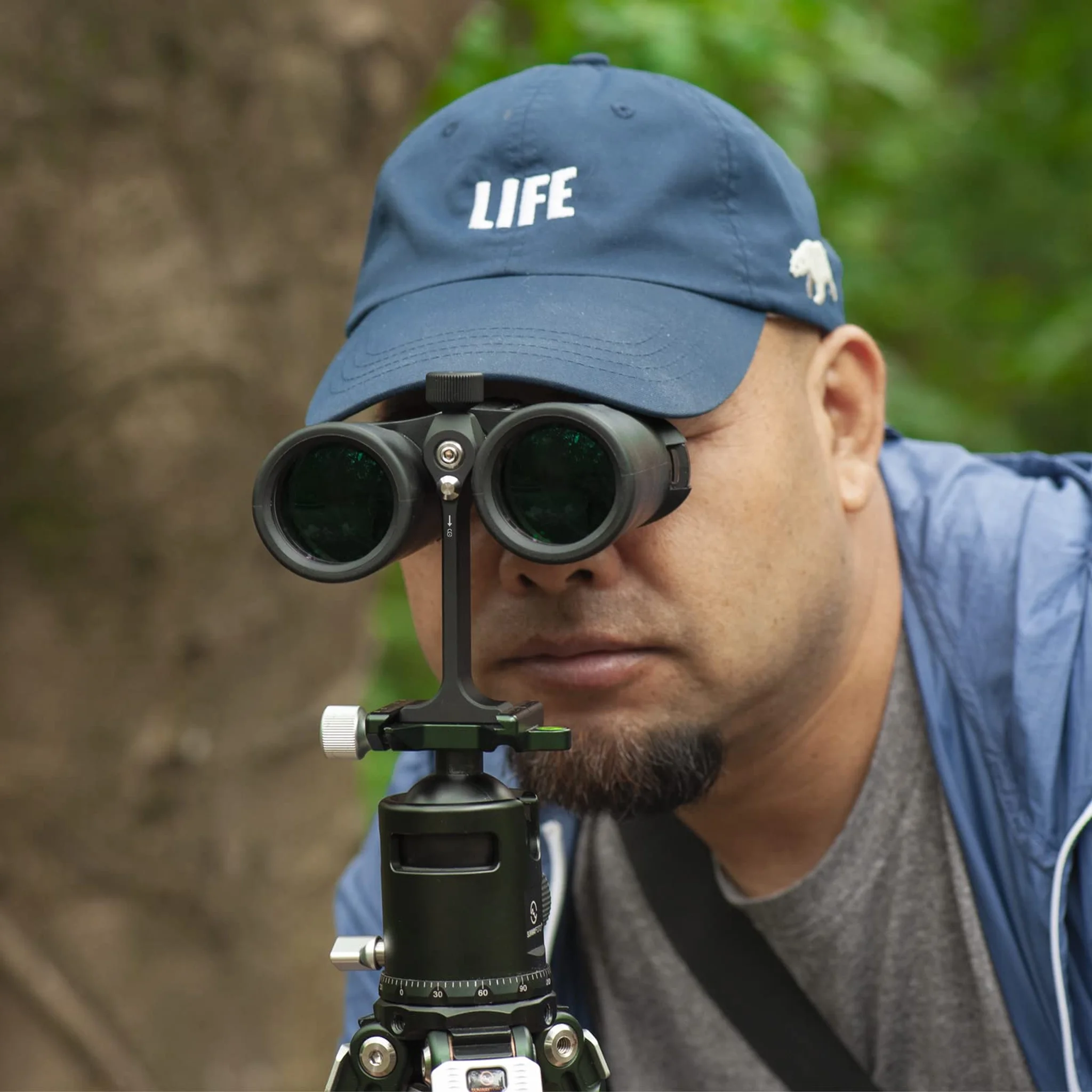 FANAUE Quick Release Binocular Tripod Adapter,Compatible with Arca Ball Head and 1/4 Thread Head