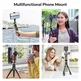 FANAUE MT-04 Magnetic Phone Tripod Mount Holder with Cold Shoe Arca Swiss QR Base Plate,1/4" & 3/8'' Screw