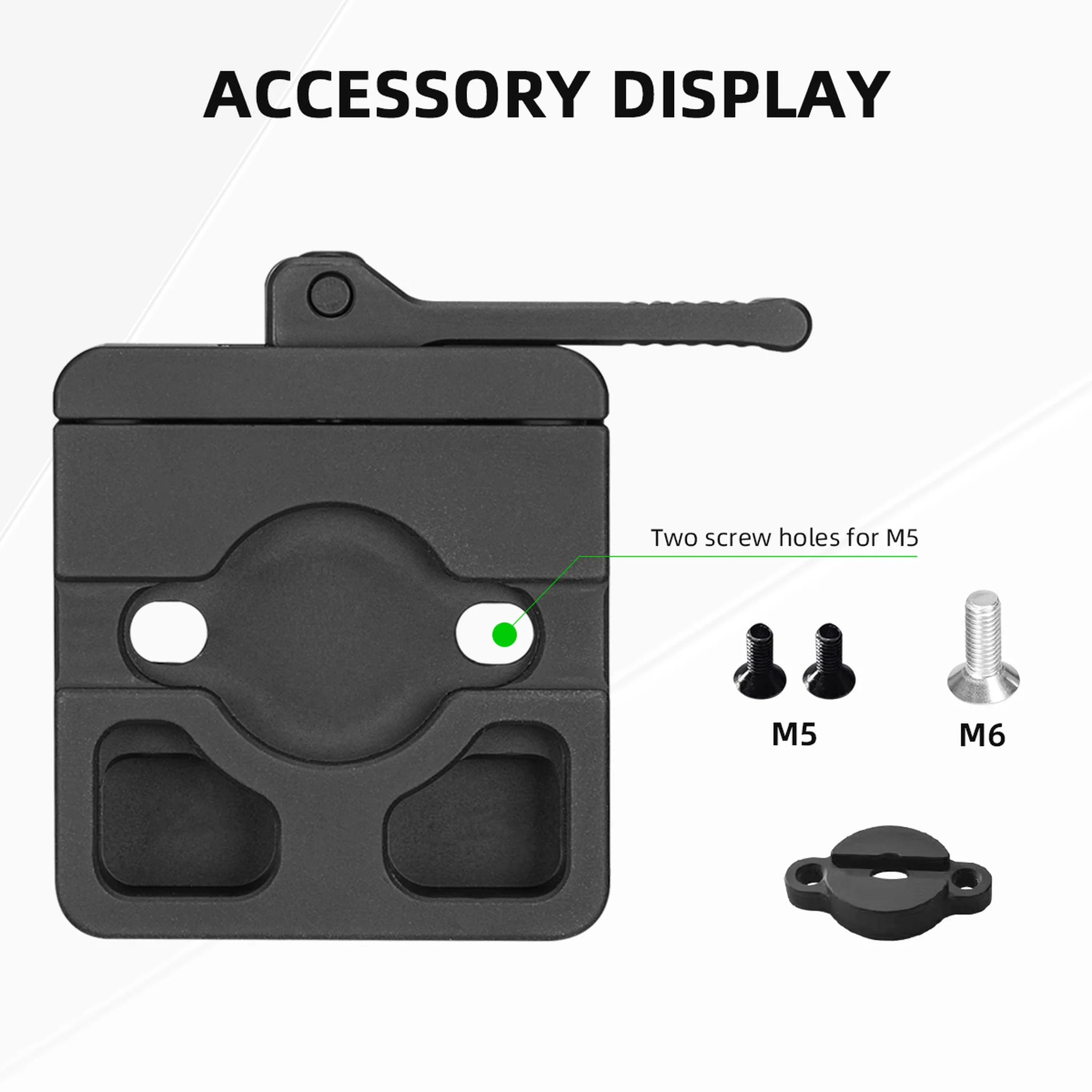 FANAUE SC-ARC Bipod Clamp Quick Release Lever-Release Arca Swiss RRS Mount Dovetail to Picatinny Adapter for monopods & bipods Hunting Tripod