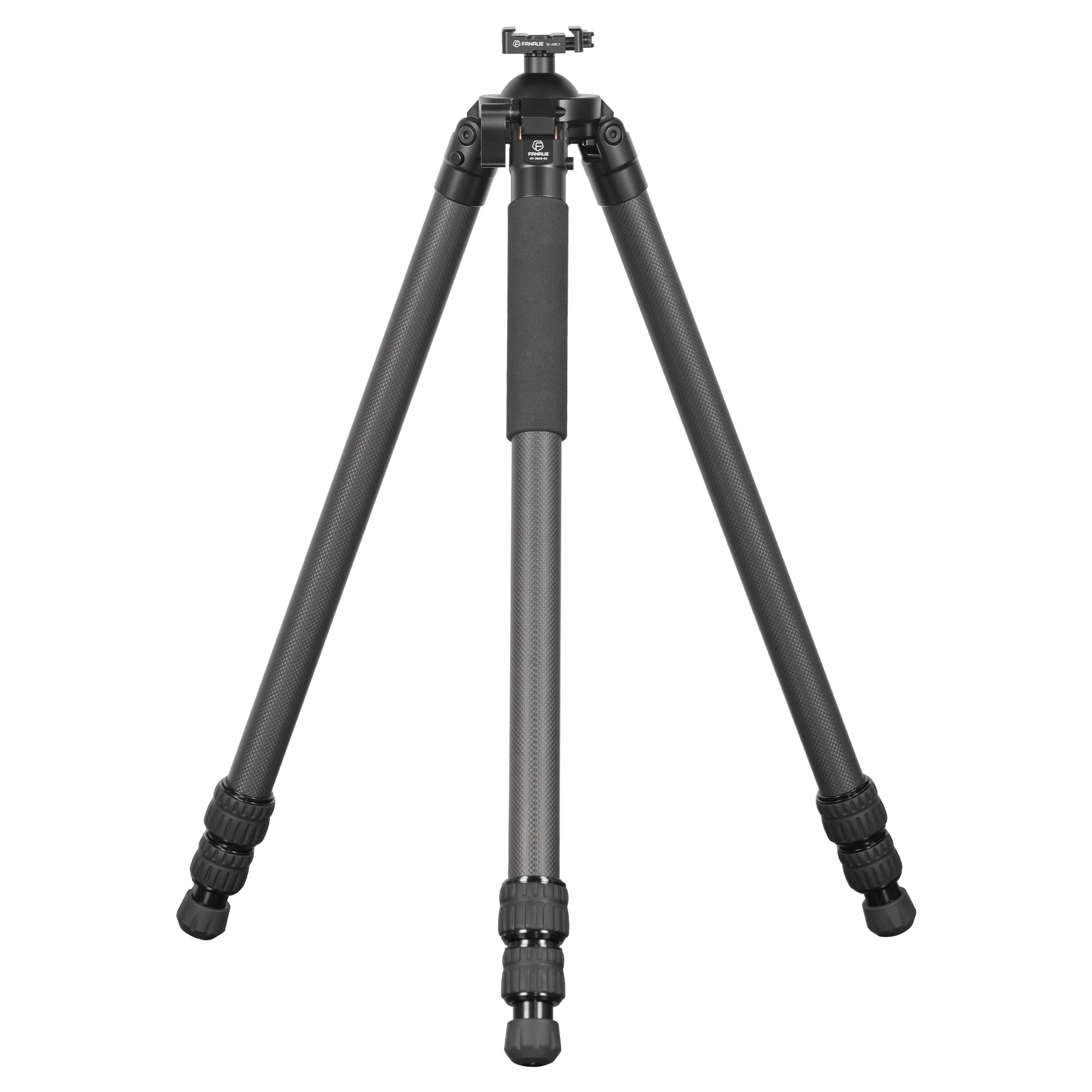 FANAUE HT-3630-65 66.14" Carbon Fiber Tripod For Hunting Shooting with 65mm ballhead,3 section