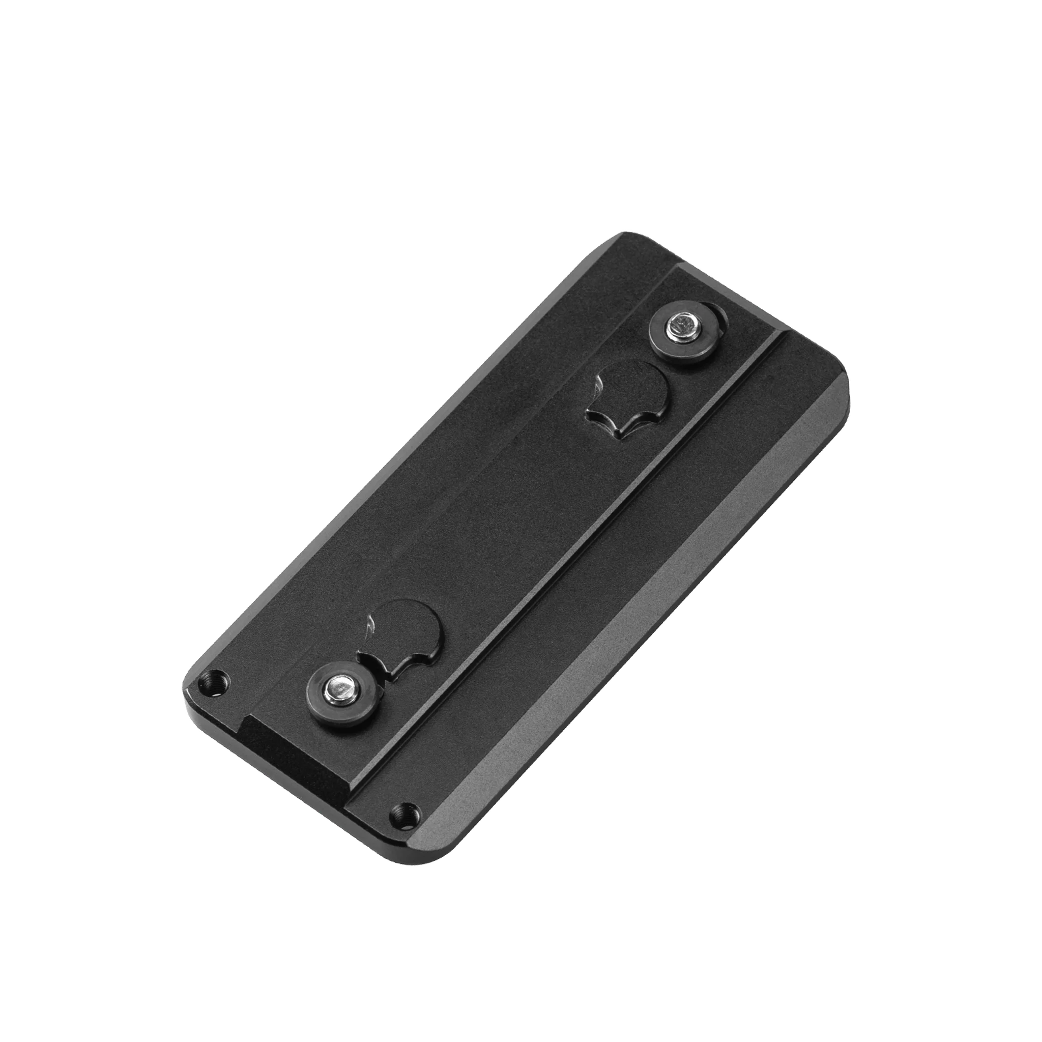 FANAUE Keymod Rail Tripod Plate Adapter Mount with Safety Stop Screws,for Tripod Ball Head Ballhead,Compatible Arca Swiss RRS Dovetail（80mm）