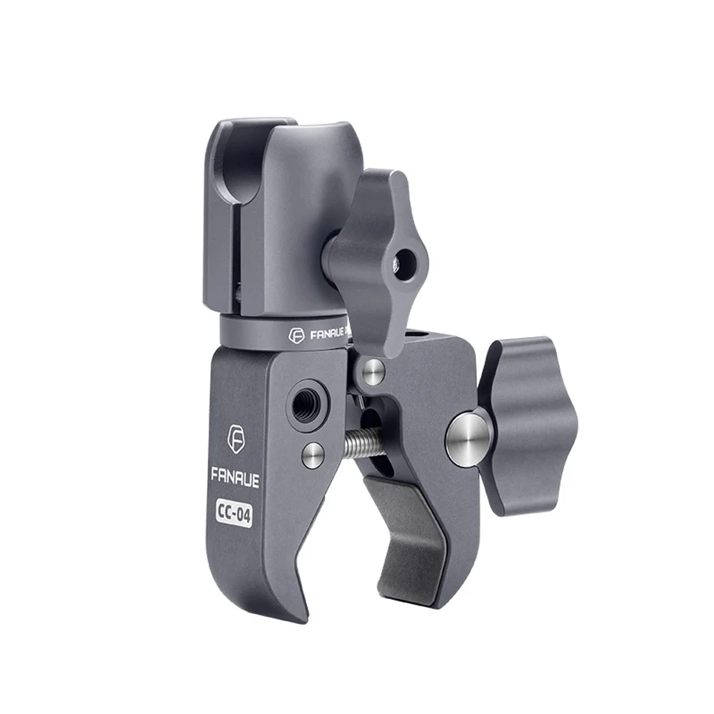 FANAUE Single Socket Arm with Handlebar Base Mount Strong Rod Clamp Compatible with RAM Mounts 1 Inch Ball (Anti-theft version available)_main